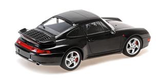 PORSCHE 911 (993) TURBO - 1995 - BLACK Minichamps 1:18 Metallmodell, Türen, Motorhaube... nicht zu öffnen