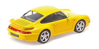 PORSCHE 911 (993) TURBO - 1995 - YELLOW Minichamps 1:18 Metallmodell, Türen, Motorhaube... nicht zu öffnen
