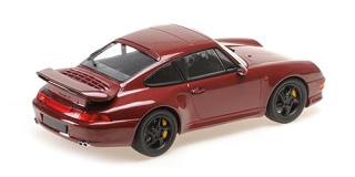 PORSCHE 911 (993) TURBO S - 1997 - DARK RED METALLIC Minichamps 1:18 Metallmodell, Türen, Motorhaube... nicht zu öffnen