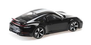 PORSCHE 911 (992) SPORT CLASSIC – 2022 – BLACK Minichamps 1:18 Metallmodell, Türen, Motorhaube... nicht zu öffnen