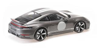 PORSCHE 911 (992) SPORT CLASSIC – 2022 – GREY METALLIC Minichamps 1:18 Metallmodell, Türen, Motorhaube... nicht zu öffnen