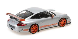 PORSCHE 911 GT3 RS - 2007 - SILVER Minichamps 1:18 Metallmodell, Türen, Motorhaube... nicht zu öffnen