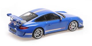 PORSCHE 911 GT3 RS 4.0 - 2011 - BLUE Minichamps 1:18 Metallmodell, Türen, Motorhaube... nicht zu öffnen