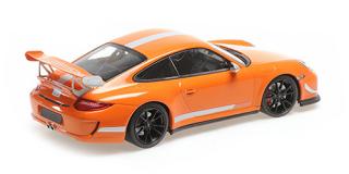 PORSCHE 911 GT3 RS 4.0 - 2011 - ORANGE Minichamps 1:18 Metallmodell, Türen, Motorhaube... nicht zu öffnen