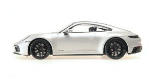 PORSCHE 911 CARRERA 4 GTS - 2020 - SILVER Minichamps 1:18 Metallmodell, Türen, Motorhaube... nicht zu öffnen