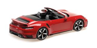 PORSCHE 911 (992) TURBO S CABRIOLET – 2020 – RED Minichamps 1:18 Metallmodell, Türen, Motorhaube... nicht zu öffnen