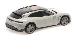 PORSCHE TAYCAN CROSS TOURISMO TURBO S - 2021 - CHALK Minichamps 1:18 Metallmodell, Türen, Motorhaube... nicht zu öffnen