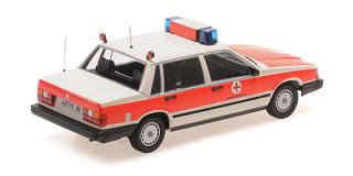 VOLVO 740 GL - 1986 - DRK ASCHAFFENBURG Minichamps 1:18 Metallmodell, Türen, Motorhaube... nicht zu öffnen