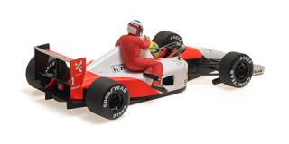 MCLAREN HONDA MP4/6 - AYRTON SENNA - W/JEAN ALESI RIDING - MEXICO GP 1991 Minichamps 1:18 Metallmodell, Türen, Motorhaube... nicht zu öffnen