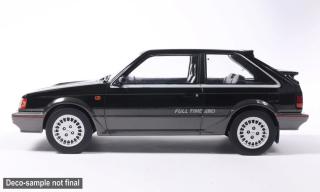 Mazda 323 4WD Turbo, schwarz, 1987 MCG 1:18 Metallmodell, Türen und Hauben nicht zu öffnen