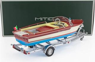 RIVA JUNIOR (1966) - MOTORBOAT with trailer (cream interieur) MITICA 1:18