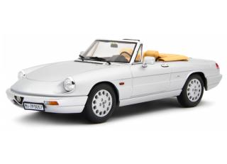 Alfa Romeo Spider 1.6 - 2.0i 1990 Grigio metallizzato Laudoracing 1:18 Resinemodell (Türen, Motorhaube... nicht zu öffnen!)