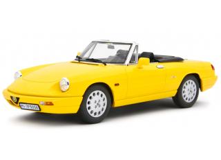 Alfa Romeo Spider 1.6 - 2.0i 1990 Giallo Laudoracing 1:18 Resinemodell (Türen, Motorhaube... nicht zu öffnen!)