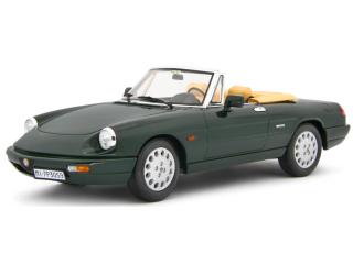 Alfa Romeo Spider 1.6 - 2.0i 1990 Verde Laudoracing 1:18 Resinemodell (Türen, Motorhaube... nicht zu öffnen!)