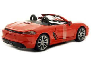 Porsche 718 Boxster orange Burago 1:24