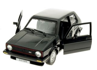 Volkswagen Golf MK1 GTI 1979 schwarz Burago 1:24