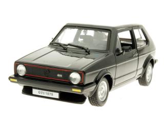 Volkswagen Golf MK1 GTI 1979 schwarz Burago 1:24