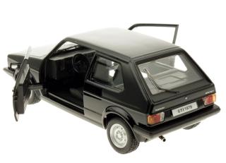 Volkswagen Golf MK1 GTI 1979 schwarz Burago 1:24