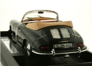 Porsche 356 B Cabriolet schwarz Burago Bijoux Collezione 1:24