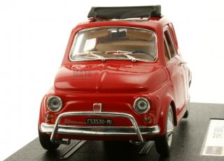 Fiat 500 L red Bijoux Collezione Burago 1:24