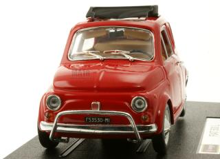 Fiat 500 L rouge Bijoux Collezione Burago 1:24