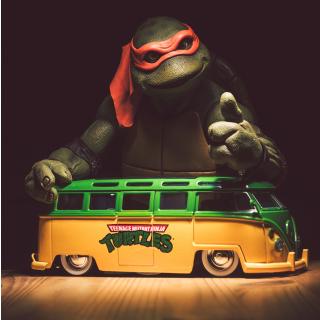 VW Bus 1962 Turtles Leonardo   Jada 1:24 Hollywood Rides