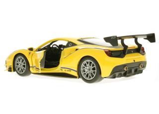 Ferrari 488 Challenge #25 gelb  Burago 1:24