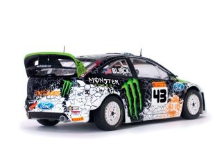 Ford Focus RS St. Petersburg Russia (Ken Block) #43 WRC 2010  SunStar Metallmodell 1:18