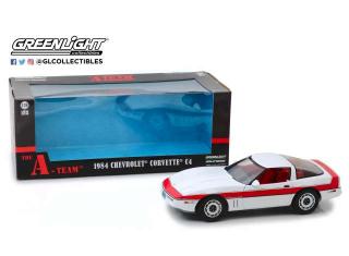 Chevrolet  Corvette C4 *A-Team* 1984 (1983-87 TV Series) white/red Greenlight 1:18