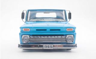 Chevrolet C10 Styleside 1965 Pick Up *Lowrider*, blue/white roof SunStar Metallmodell 1:18