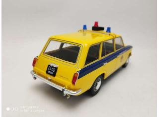 Lada 2102 1970  *USSR Police*, yellow/blue Triple9 Collection 1:18