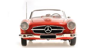 MERCEDES-BENZ 190 SL (W121) - 1955 – RED Minichamps 1:18 Metallmodell