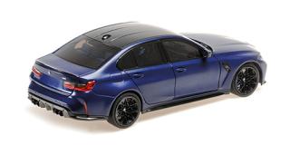 BMW M3 - 2024 - MATT BLUE METALLIC Minichamps 1:18 Metallmodell mit zu öffnenden Hauben und Türen!