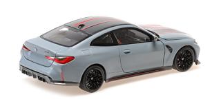 BMW M4 CSL - 2022 - MATT BLUE Minichamps 1:18 Metallmodell mit zu öffnenden Türen und Haube(n)