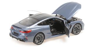 BMW M8 COUPE - BLUE METALLIC - 2020 Minichamps 1:18 Metallmodell (Türen zu öffnen!)