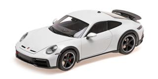 PORSCHE 911 DAKAR - 2022 - GREY METALLIC Minichamps 1:18 Metallmodell mit zu öffnenden Türen und Haube(n)