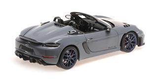 PORSCHE SPYDER RS - 2024 - GREY W/ WEISSACH PACKAGE Minichamps 1:18 Metallmodell mit zu öffnenden Türen und Haube(n)