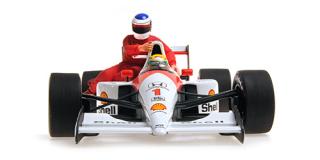 MCLAREN HONDA MP4/6 - AYRTON SENNA - W/JEAN ALESI RIDING - MEXICO GP 1991 Minichamps 1:18 Metallmodell, Türen, Motorhaube... nicht zu öffnen