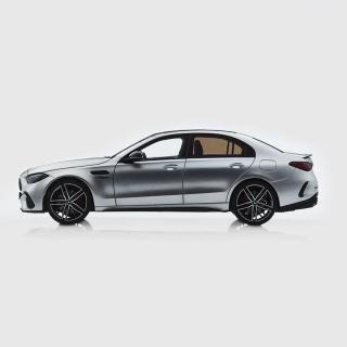 Mercedes-AMG C 63 S E Performance hightech silver NZG 1:18 Metallmodell