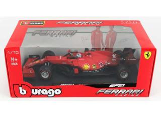 Ferrari Racing F1 Ferrari SF21 2021 Charles Leclerc Burago 1:18 Metallmodell