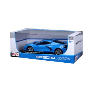 Chevrolet Corvette Stingray Coupe ´20 high Wing blue Maisto 1:18 Metallmodell