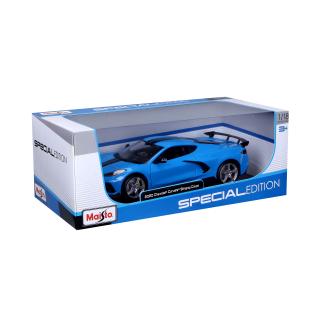 Chevrolet Corvette Stingray Coupe ´20 high Wing blue Maisto 1:18 Metallmodell
