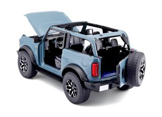 Ford Bronco 2021, ohne Türen (badlands) blue Maisto 1:18 Metallmodell