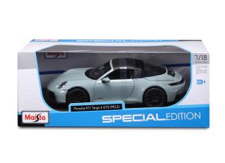 Porsche 911 Targa 4 GTS (992.2) grau Maisto 1:18 Metallmodell