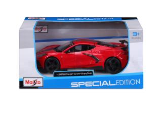 Corvette Stingray Coupe High Wing 2020 rot Maisto 1:24