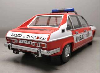 Tatra 613 Czechoslovakia Fire Brigade, red/white 1979  Triple9 1:18 (Türen, Motorhaube... nicht zu öffnen!)
