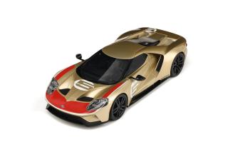 FORD GT HERITAGE EDITION HOLMAN-MOODY BRONZE 2022 GT Spirit 1:18 Resinemodell (Türen, Motorhaube... nicht zu öffnen!)