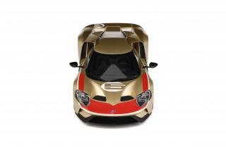 FORD GT HERITAGE EDITION HOLMAN-MOODY BRONZE 2022 GT Spirit 1:18 Resinemodell (Türen, Motorhaube... nicht zu öffnen!)
