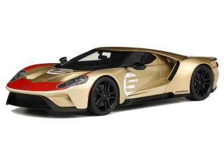 FORD GT HERITAGE EDITION HOLMAN-MOODY BRONZE 2022 GT Spirit 1:18 Resinemodell (Türen, Motorhaube... nicht zu öffnen!)