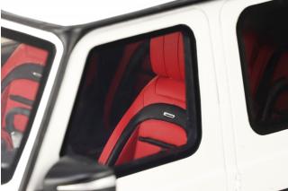 Mercedes G 63 AMG EDITION 55 BLANC OPALITE BRILLANT DESIGNO 2022 GT Spirit 1:18 Resinemodell (Türen, Motorhaube... nicht zu öffnen!)